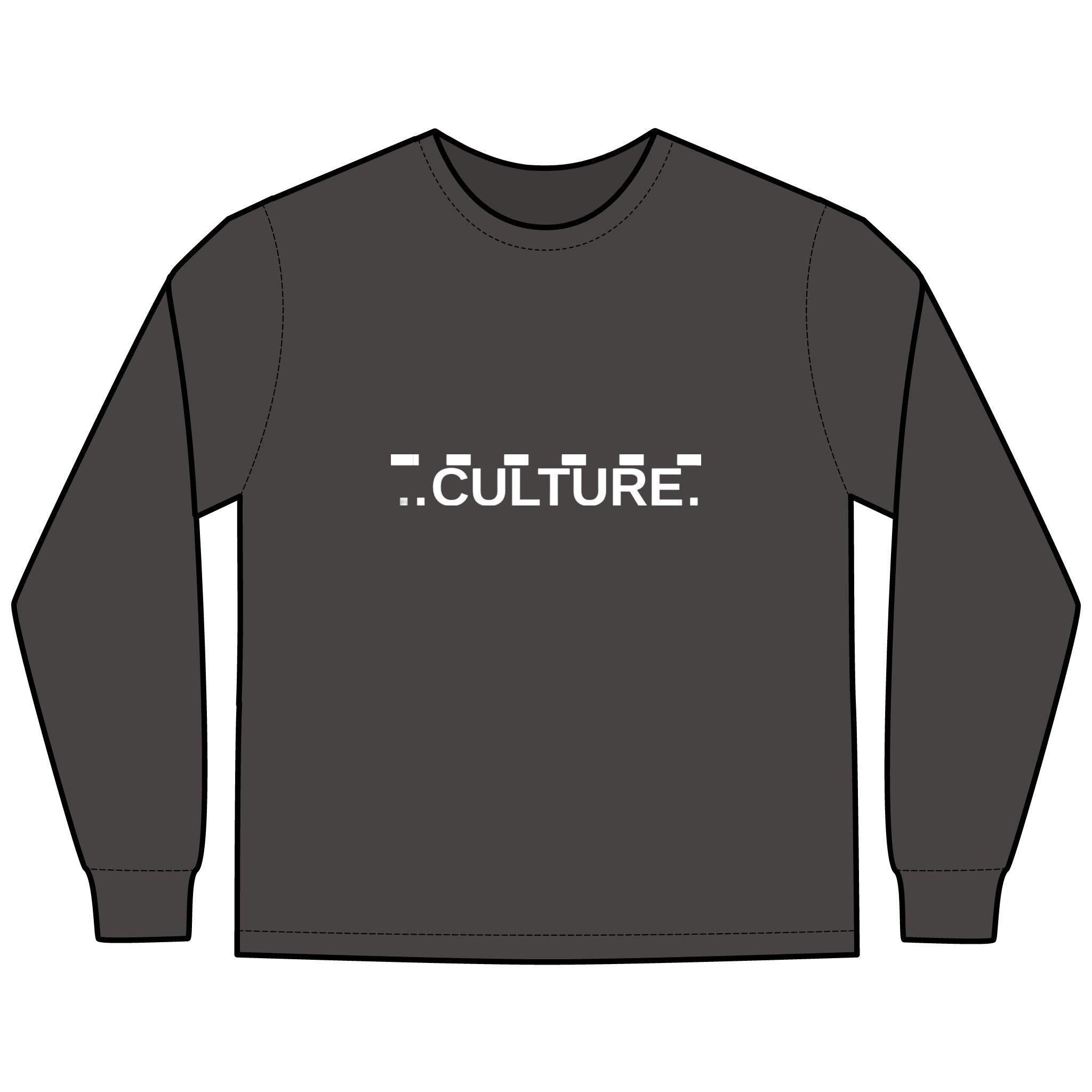Culture  Garment-Dyed Long Sleeve T-Shirt Printify