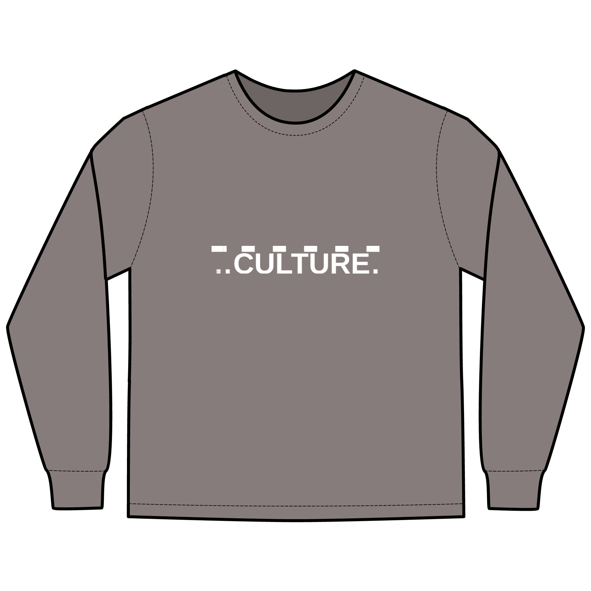 Culture  Garment-Dyed Long Sleeve T-Shirt Printify