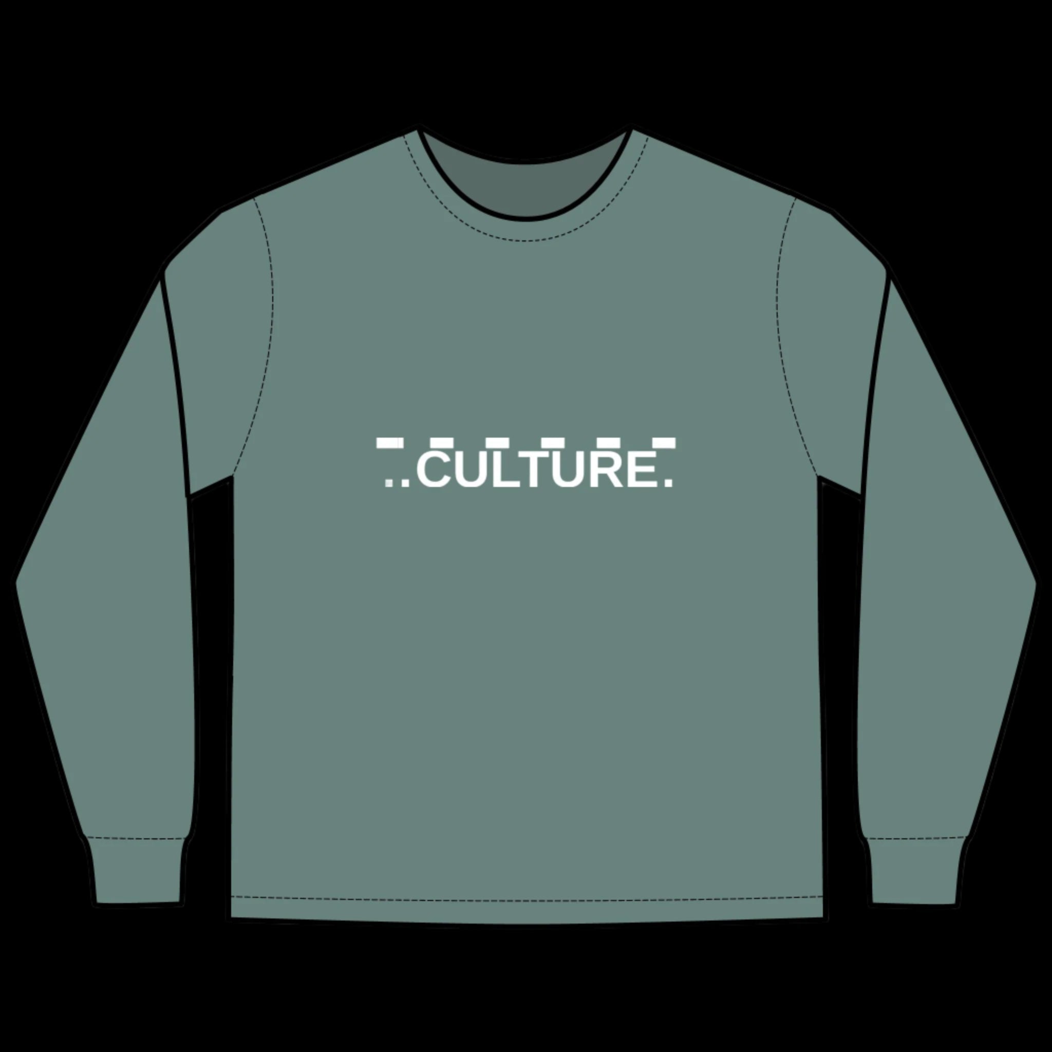 Culture  Garment-Dyed Long Sleeve T-Shirt Printify