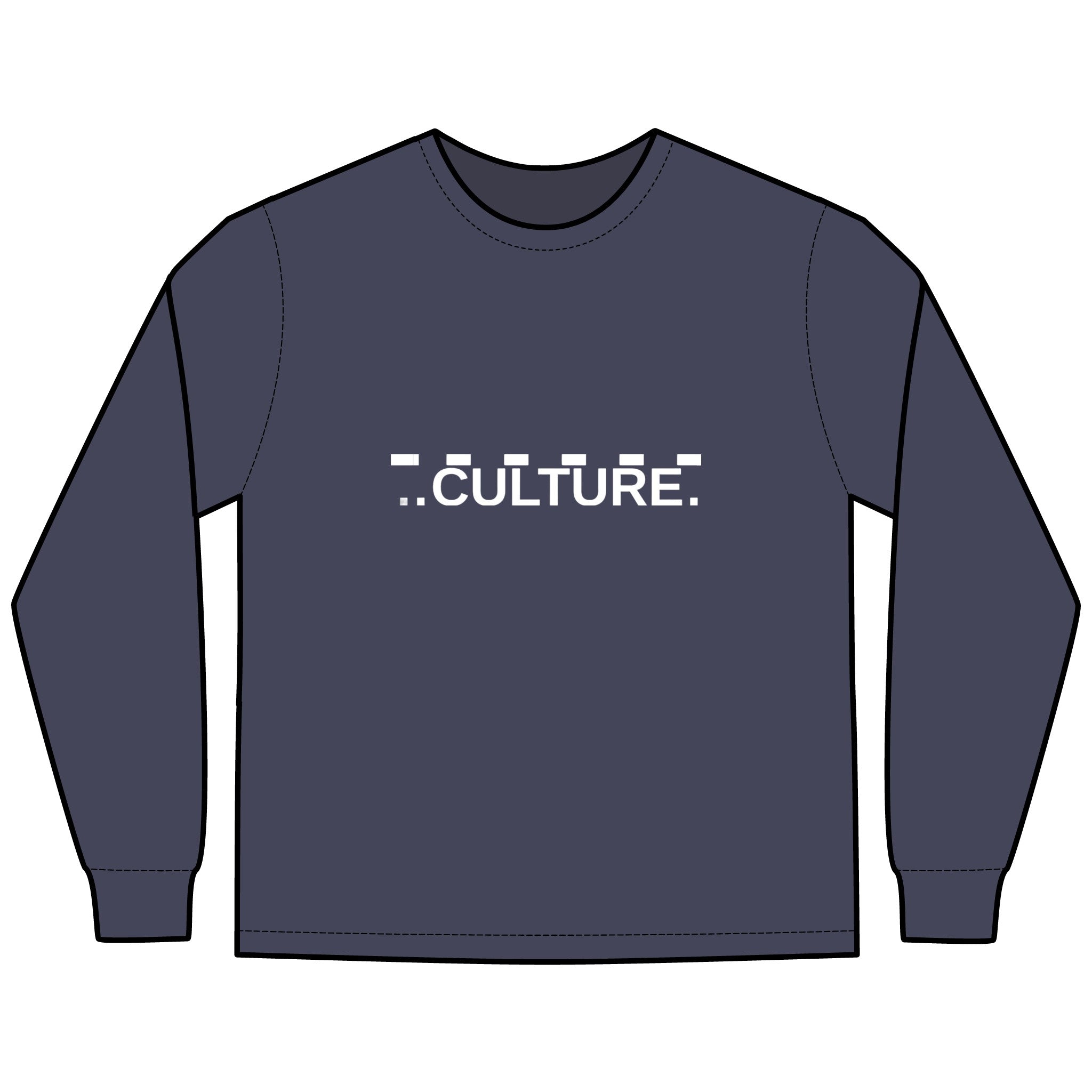 Culture  Garment-Dyed Long Sleeve T-Shirt Printify