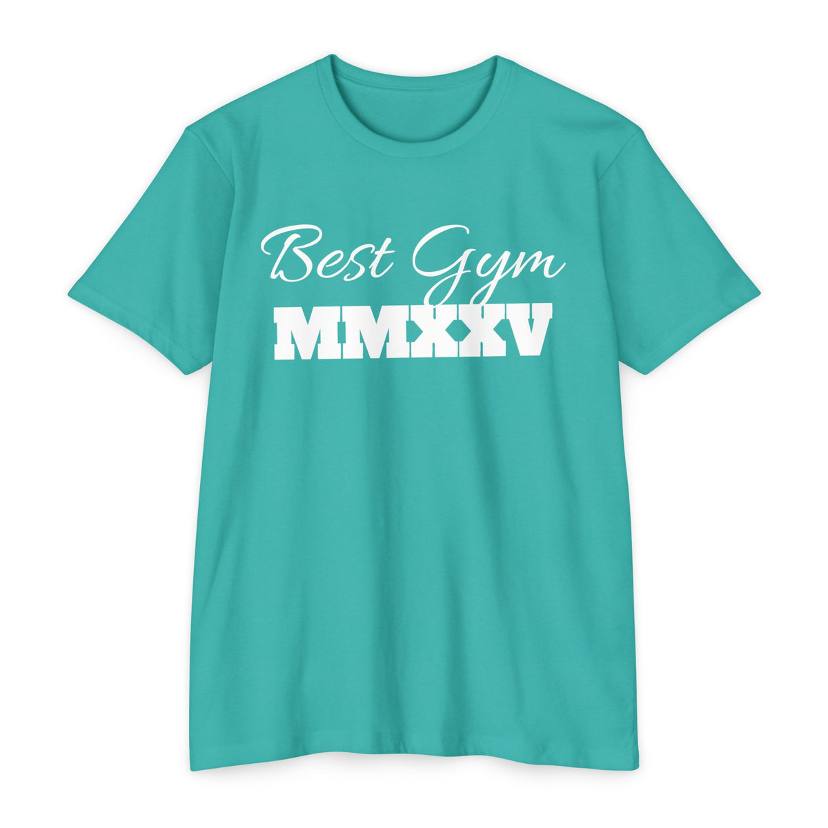 Best Gym Unisex CVC Jersey T-Shirt - Comfortable Fitness Apparel