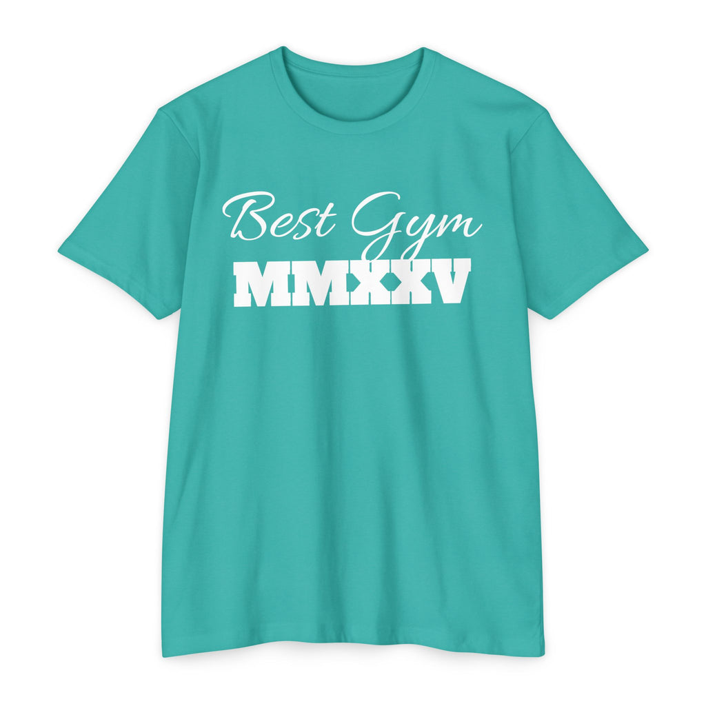 Best Gym Unisex CVC Jersey T-Shirt - Comfortable Fitness Apparel