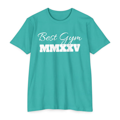 Best Gym Unisex CVC Jersey T-Shirt - Comfortable Fitness Apparel