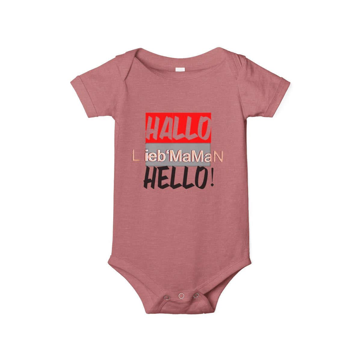 Hello Baby Bodysuit - Cute Multilingual Infant Jersey One Piece