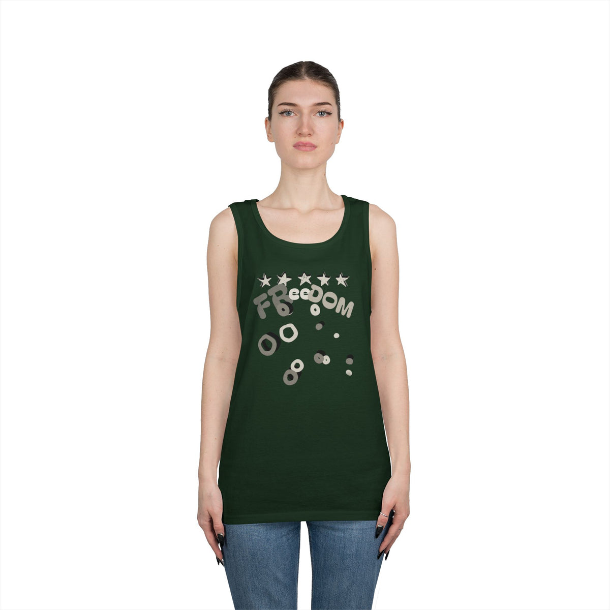 Freedom Heavy Cotton Tank Top