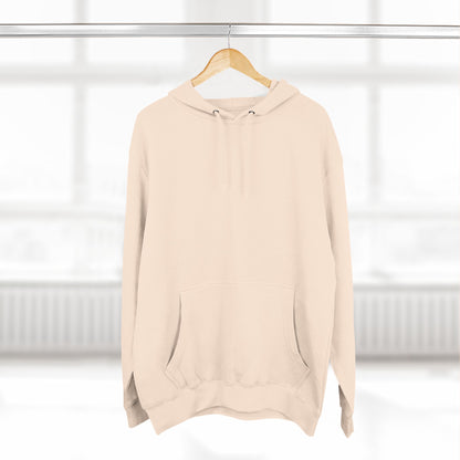 Pale Three-Panel Fleece Hoodie