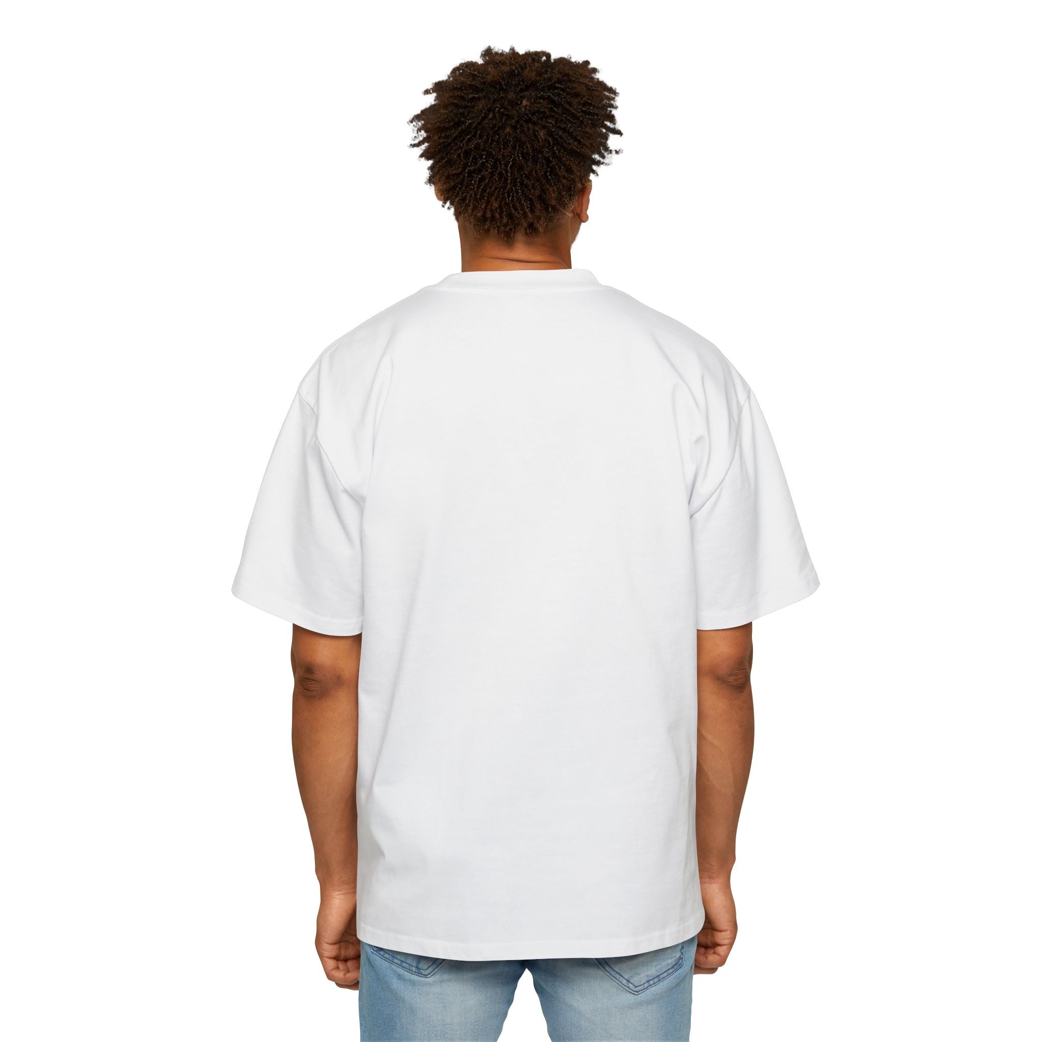 Boss Men's Heavy Oversized Tee, Casual Streetwear, Gift for Him, Trendy Outfit, Everyday Comfort, Relaxed Fit T-Shirt Printify