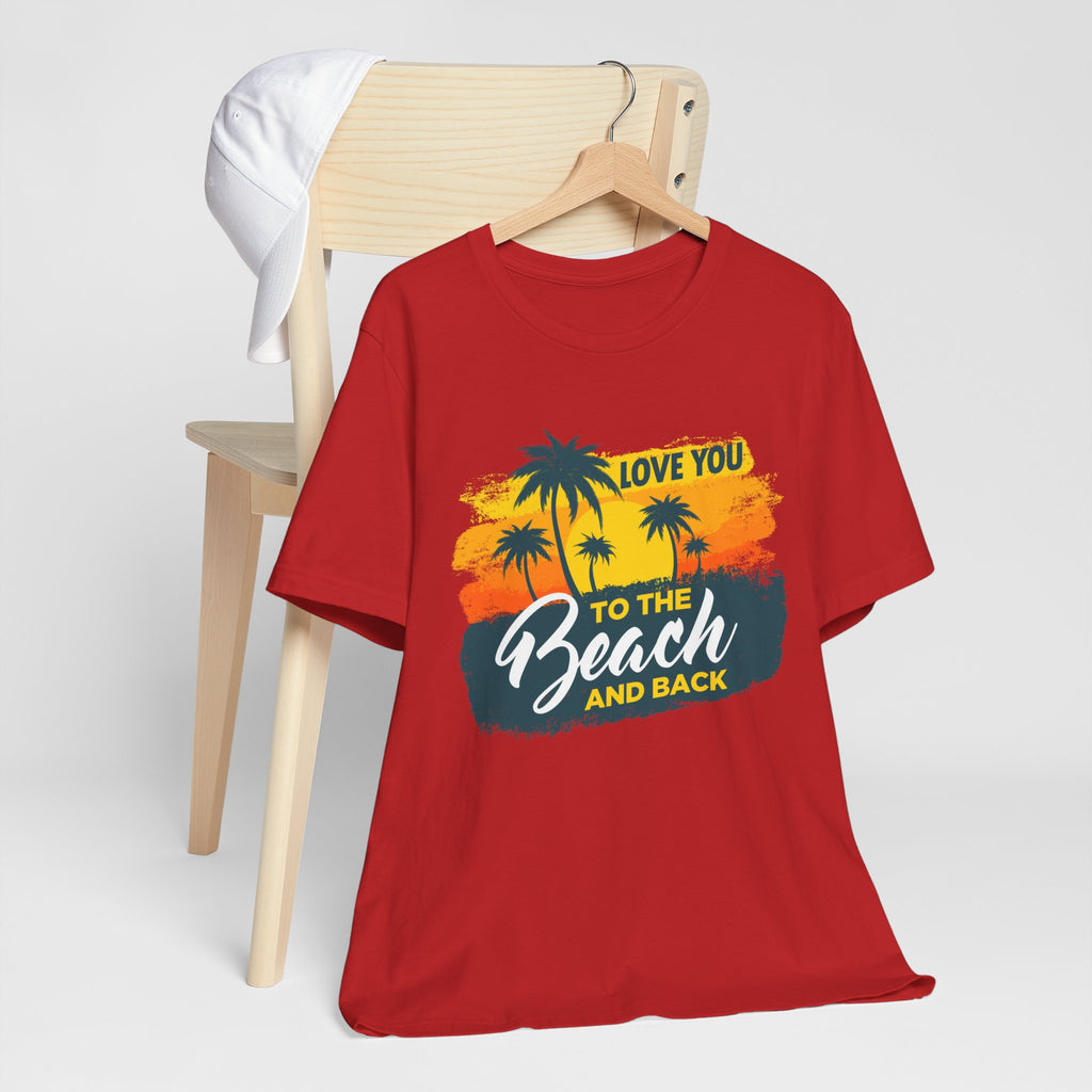 Je t’aime à la plage Tee unisexe 