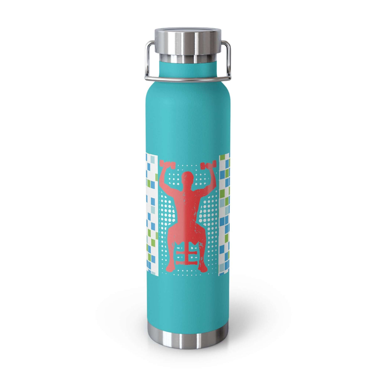 Fitness Water Bottle, 22oz Copper Vacuum Insulated - Stay Hydrated During Workouts