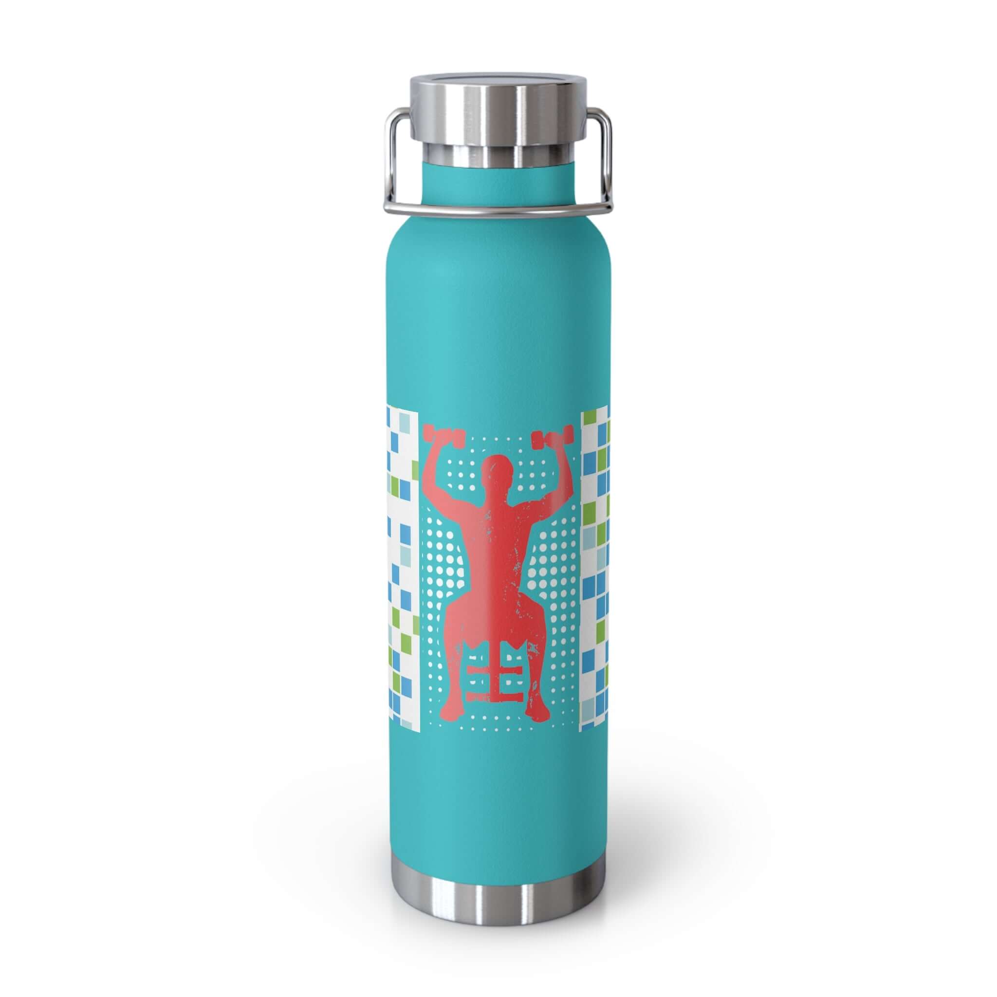 Fitness Water Bottle, 22oz Copper Vacuum Insulated - Stay Hydrated During Workouts