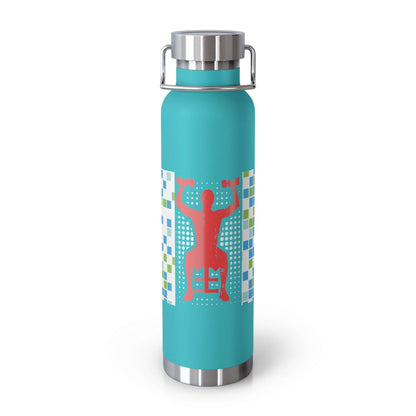 Fitness Water Bottle, 22oz Copper Vacuum Insulated - Stay Hydrated During Workouts