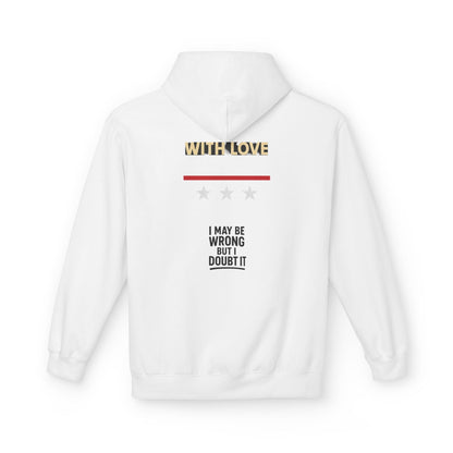 Sassy Fleece Hoodie with Quote, Cozy Hoodie, Funny Sweatshirt, Gift for Friends, Streetwear, Casual Wear Printify