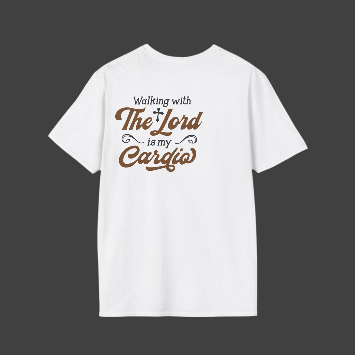 Faith-Inspired Unisex T-Shirt, The Lord is My Cardia, Christian Apparel, Spiritual Gift, Everyday Comfort Wear, Perfect for Church, [...] Printify