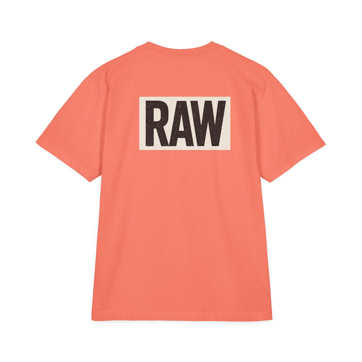 Stylish Unisex Graphic T-Shirt with 'RAW' Print, Casual Streetwear, Everyday Wear, Gift for Friends, Fashionable Basics Printify