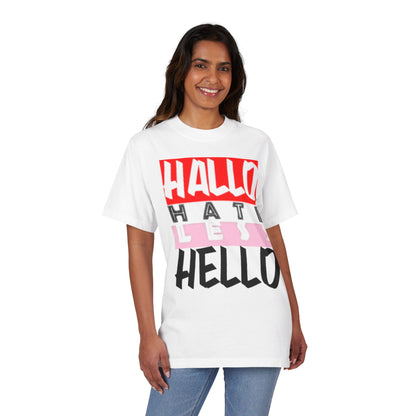 Hate Less Unisex Drop-Shoulder T-Shirt - Trendy Casual Wear