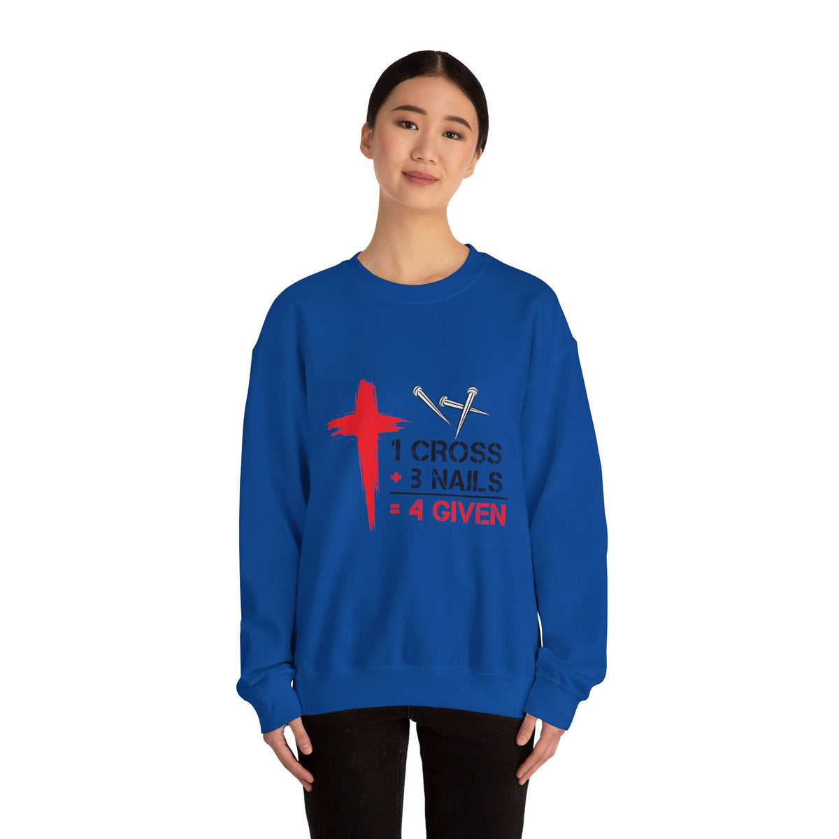 RCNSONS 1 Cross 3 Nails 4 Given Unisex Sweatshirt