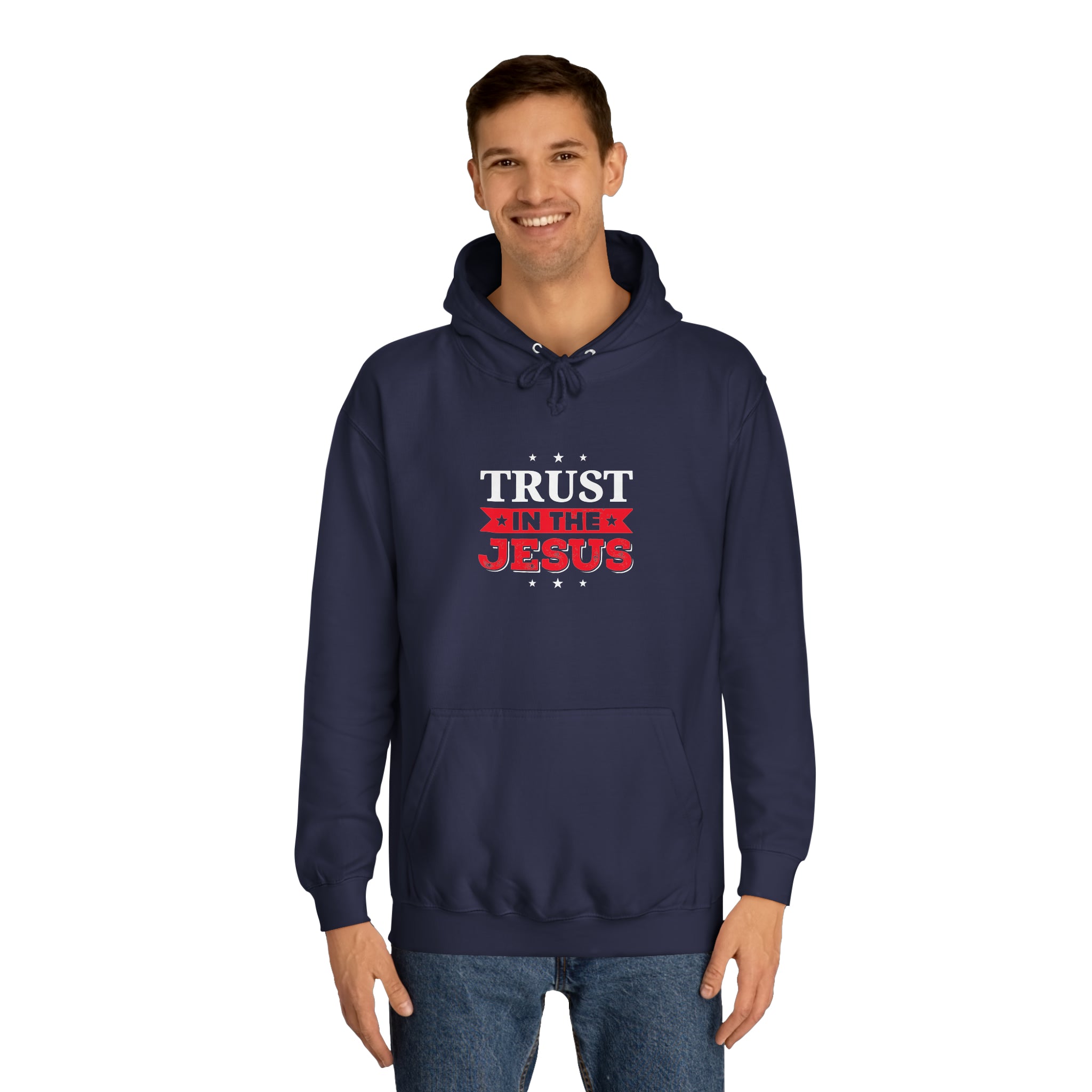 Faites confiance au sweat à capuche unisexe Jésus 
