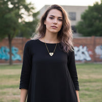 Personalized Heart Necklace, Thoughtful Gift for Love, Friendship, Anniversary, or Special Occasions Printify