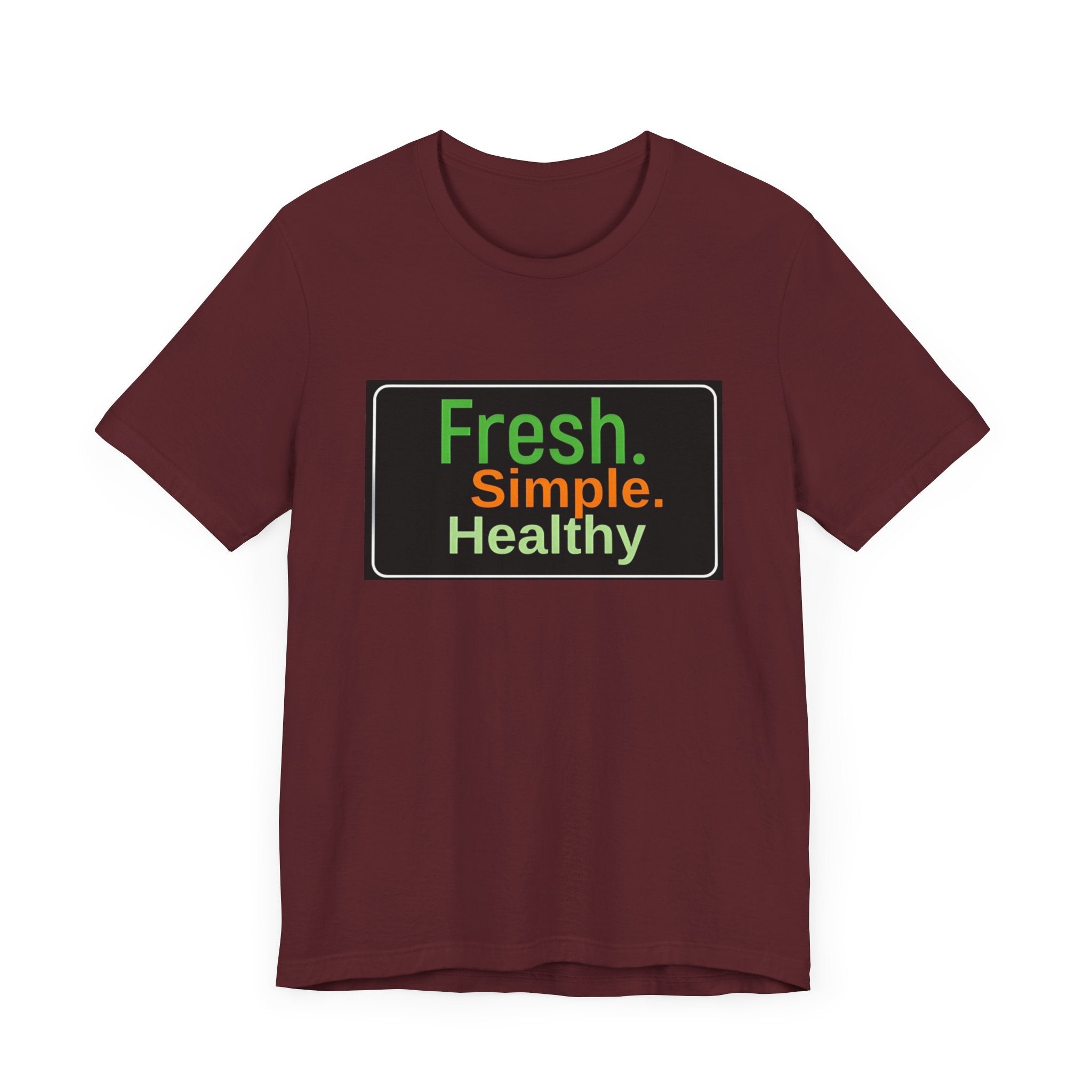 Unisex Fresh Simple Short Sleeve Tee