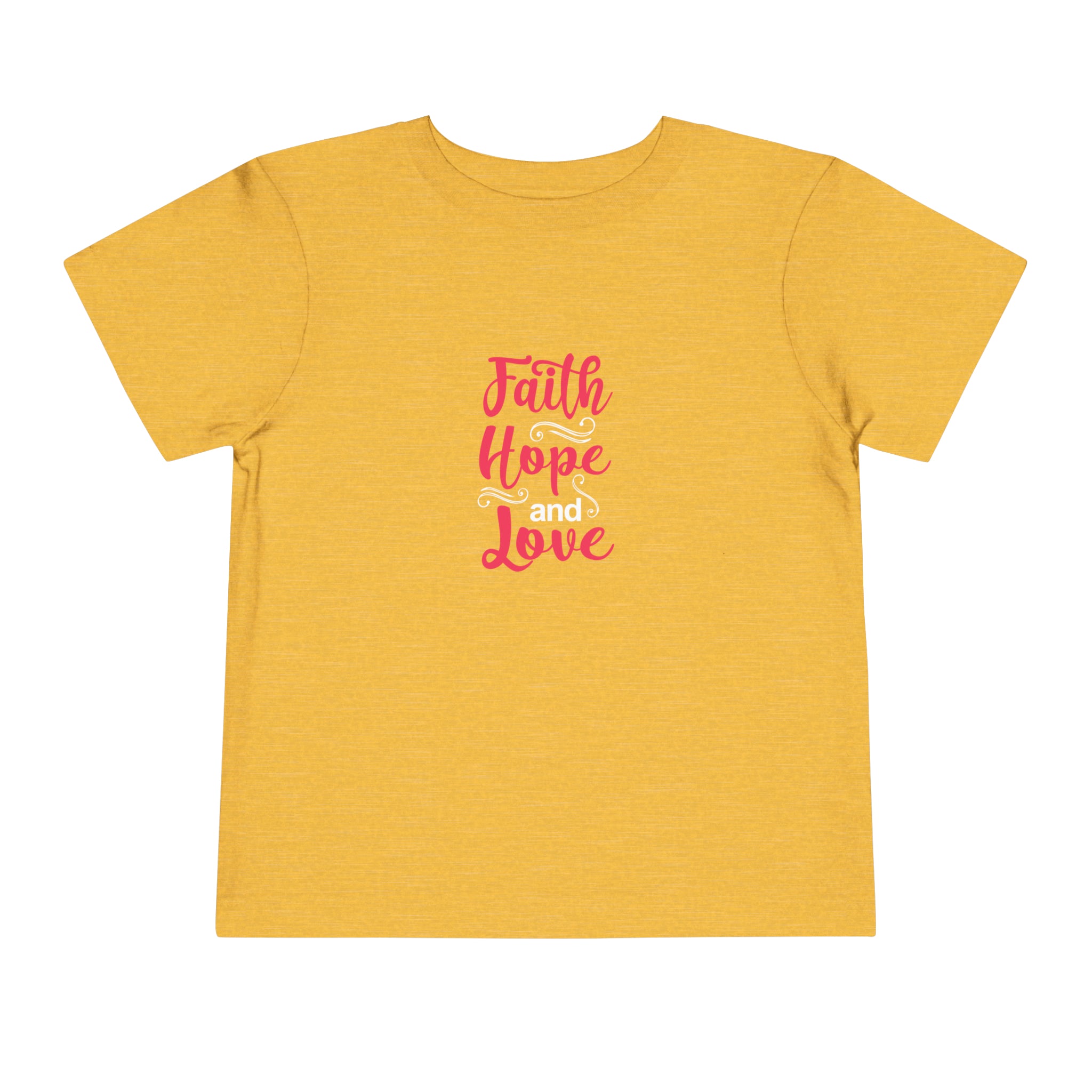 T-shirt pour tout-petits Faith Hope And Love 