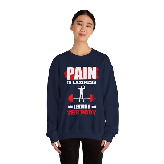 La douleur est la paresse Sweat-shirt unisexe 