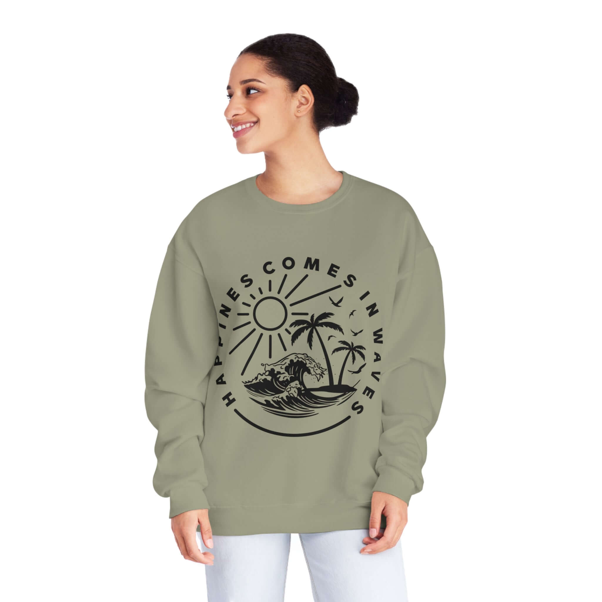 Happiness comes in waves. On RC’nSONS Ads. Tee - RC’nSONS