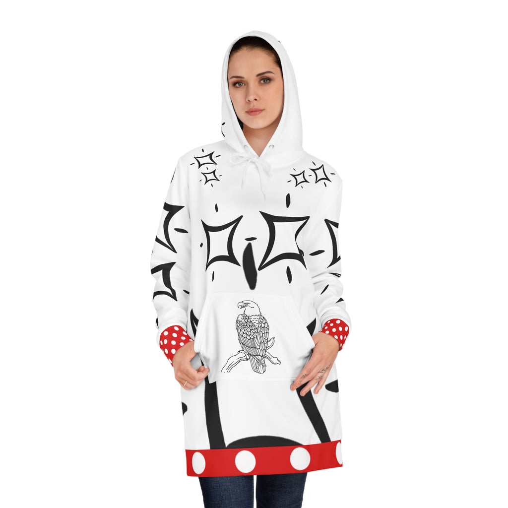 Women's Cube Hoodie Dress (AOP)