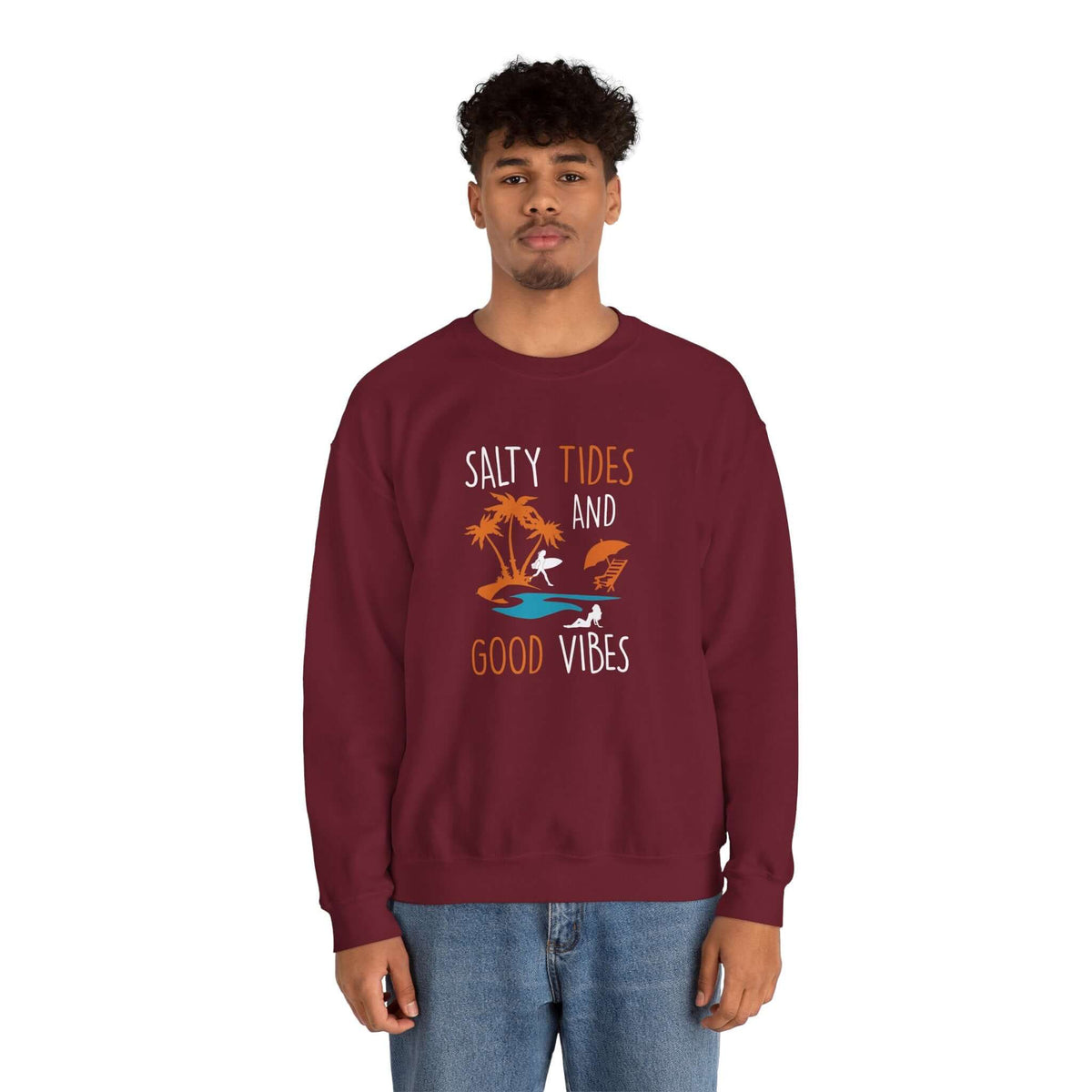 Salty Tides And Good Vibes Unisex Sweatshirt - RC’nSONS