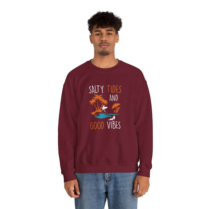 Salty Tides And Good Vibes Unisex Sweatshirt - RC’nSONS