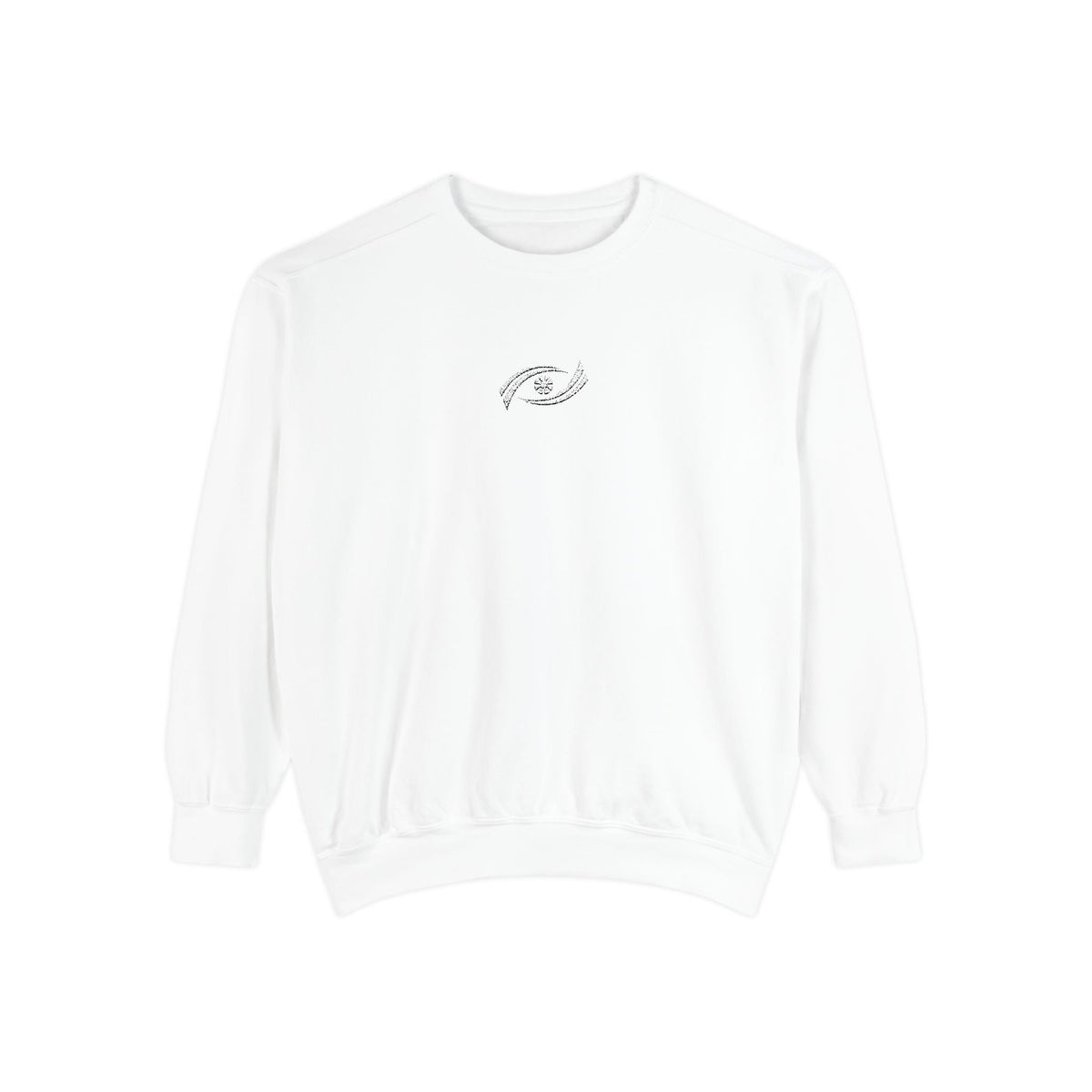 Garment-Dyed Sweatshirt, Cozy Unisex Pullover, Casual Comfortable Sweater, Perfect for Relaxing, Gift Idea for Friends and Family Printify