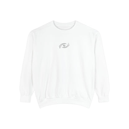 Garment-Dyed Sweatshirt, Cozy Unisex Pullover, Casual Comfortable Sweater, Perfect for Relaxing, Gift Idea for Friends and Family Printify