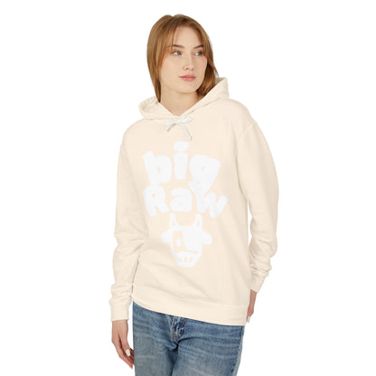 Big Raw Unisex Lightweight Hooded Sweatshirt - Cozy Casual Wear, Perfect for Everyday Use, Gift for Friends, Trendy Hoodie Printify
