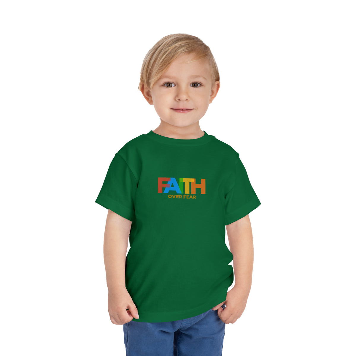 Faith Over Fear Toddler Tee