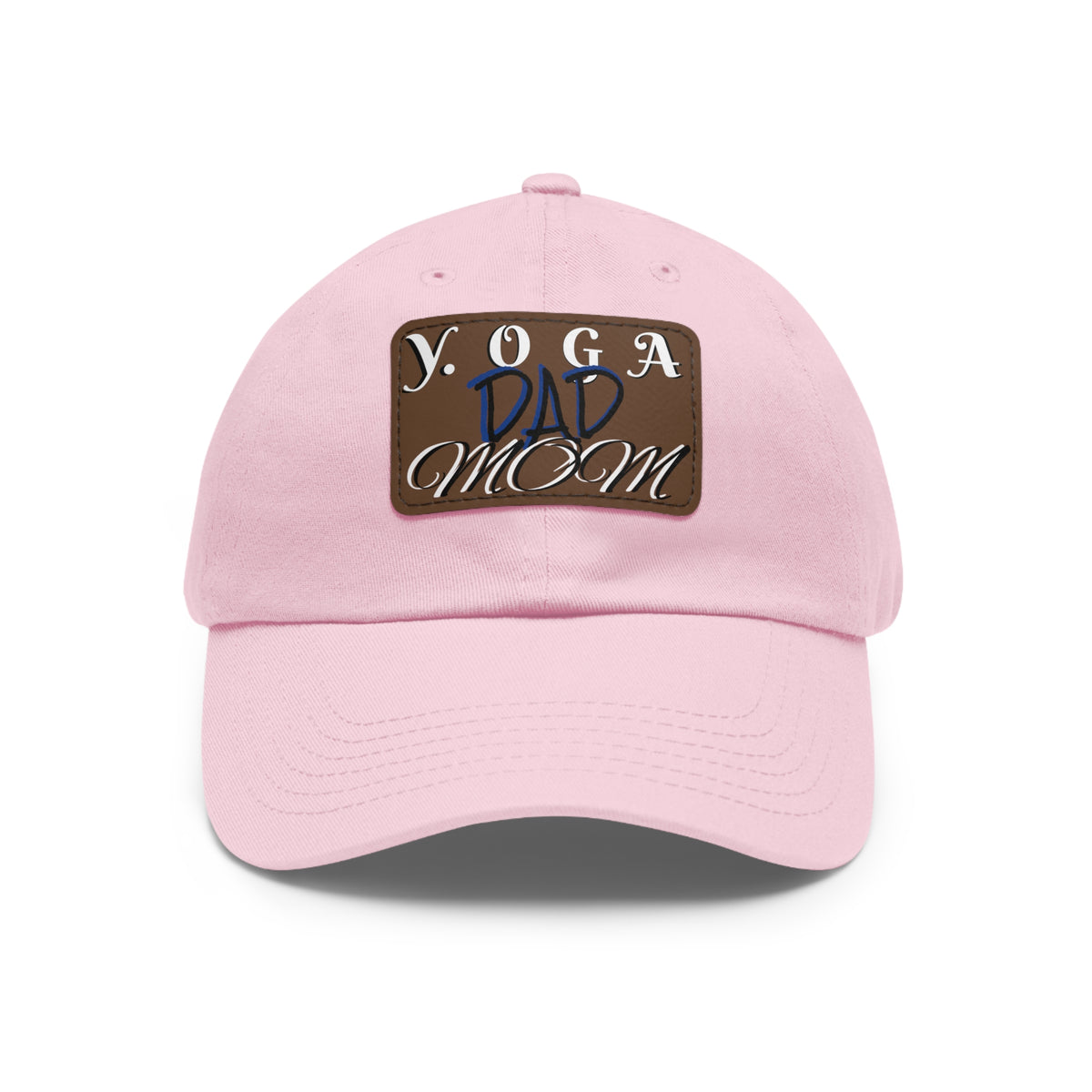 Yoga Dad Hat with Leather Patch