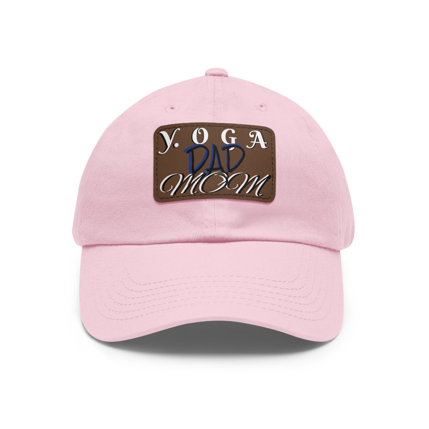 Yoga Dad Hat with Leather Patch