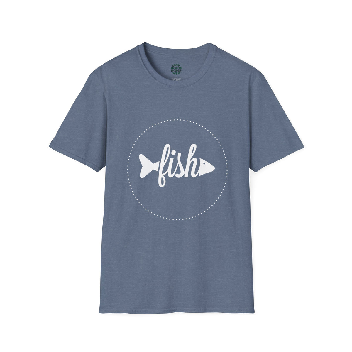 Casual Fish Graphic Tee - Perfect for Nature Lovers