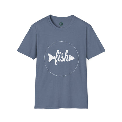 Casual Fish Graphic Tee - Perfect for Nature Lovers