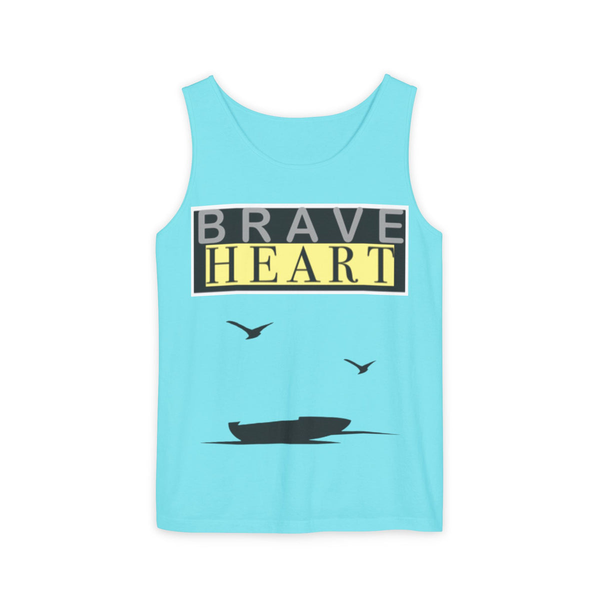 Brave Heart Tank Top | Unisex Garment-Dyed Tee