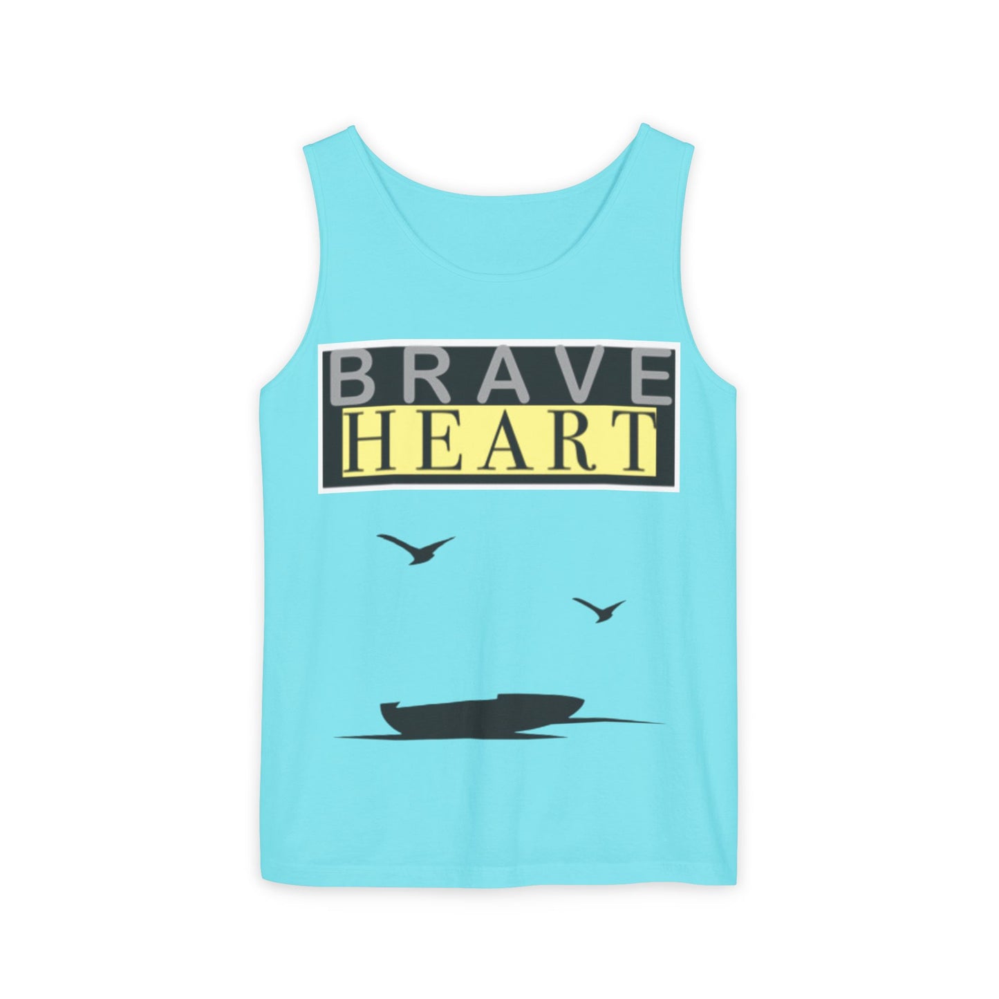 Brave Heart Tank Top | Unisex Garment-Dyed Tee