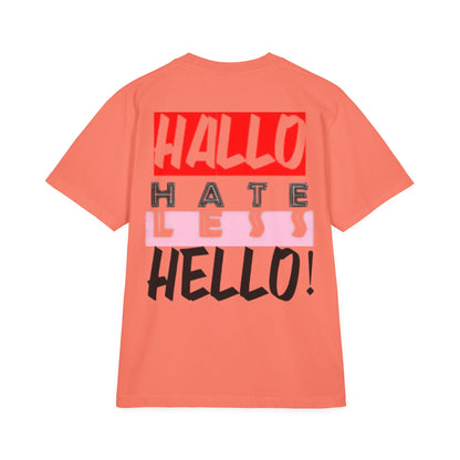 Hate Less Unisex Drop-Shoulder T-Shirt - Trendy Casual Wear