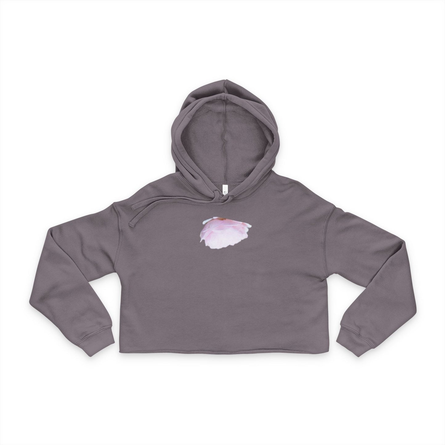 Peach Cropped Hoodie