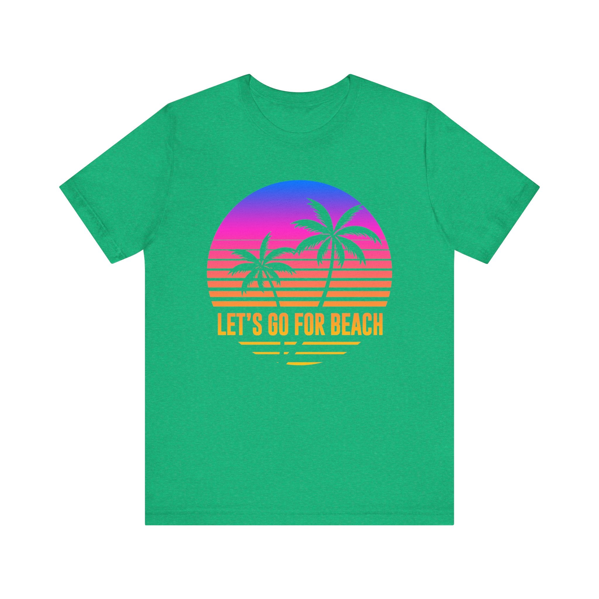 Allons-y pour la plage Tee-shirt unisexe 
