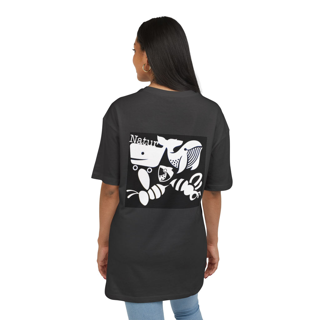 Nature-Inspired Oversize Tee - Unisex Graphic T-Shirt, Eco-Friendly Fashion, Casual Wear, Gift for Nature Lovers, Streetwear