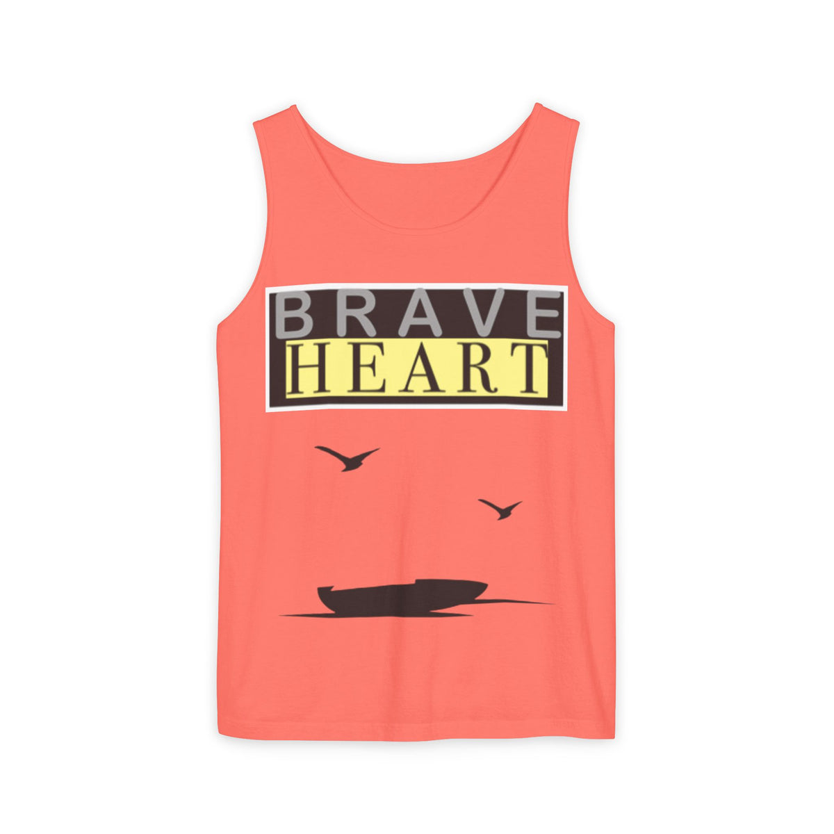Brave Heart Tank Top | Unisex Garment-Dyed Tee
