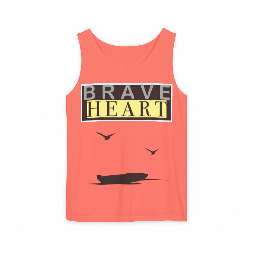 Brave Heart Tank Top | Unisex Garment-Dyed Tee