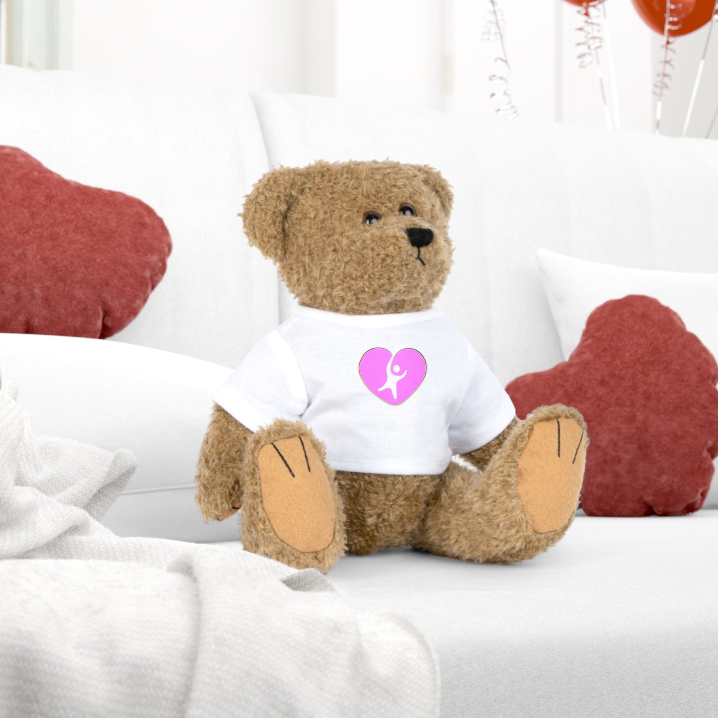 Cute Plush Toy with T-Shirt Printify