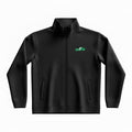 Men's Quilted Full-Zip Jacket — Embroidered Mountain Logo, Outdoor Casual Layer