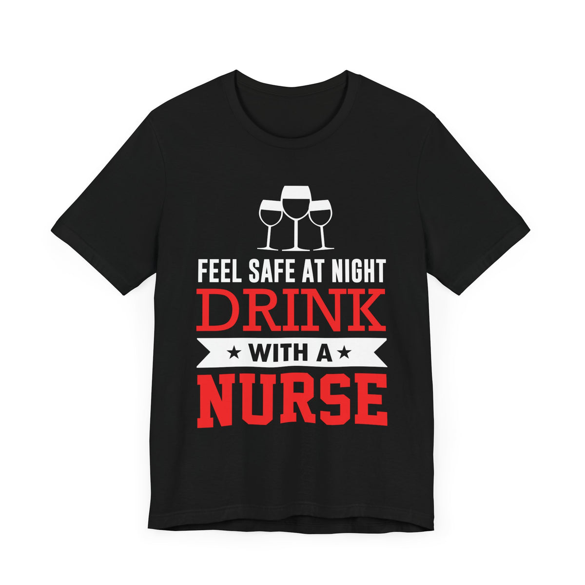 Sentez-vous en sécurité la nuit, buvez un tee-shirt unisexe 