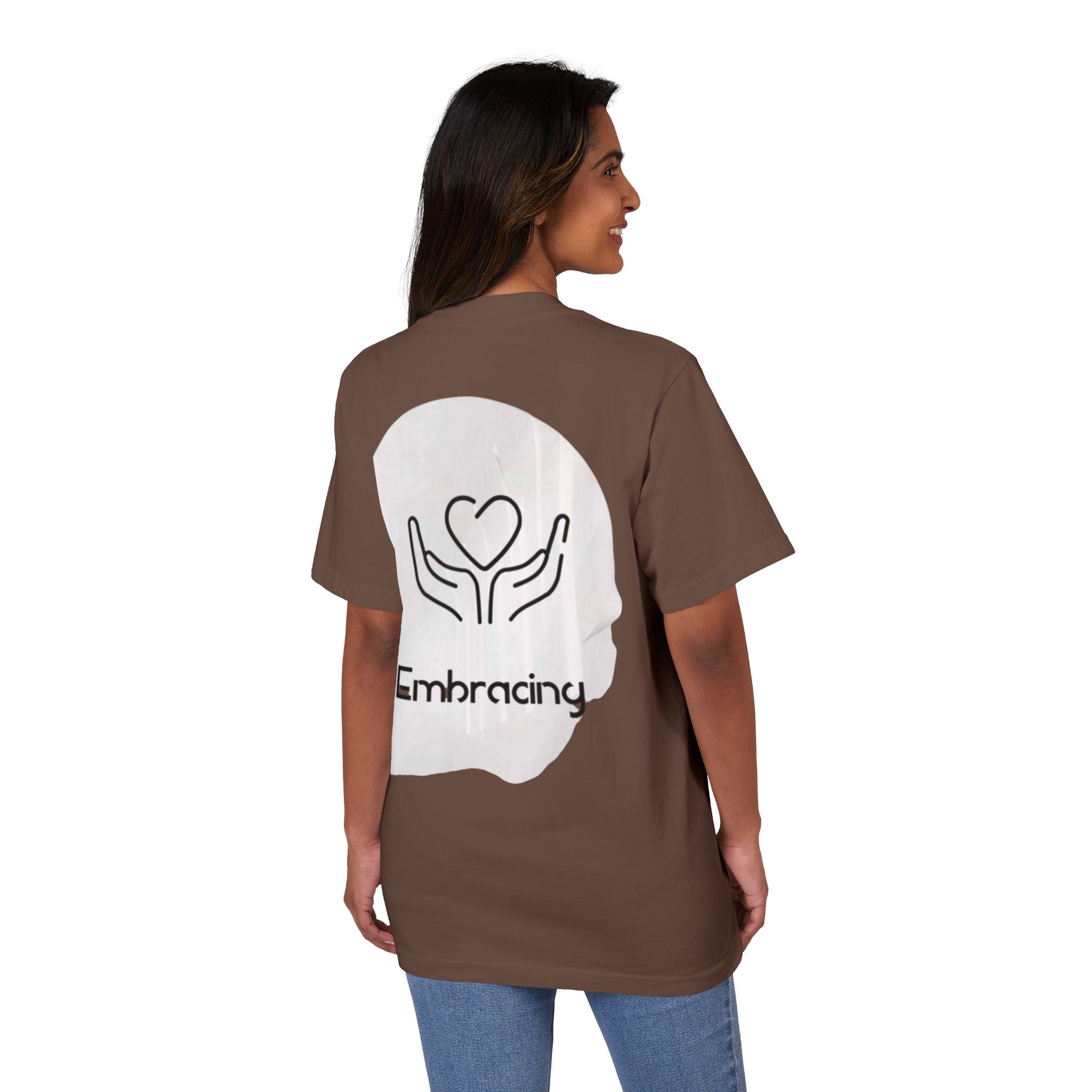 Drop-Shoulder T-Shirt Embracing Design