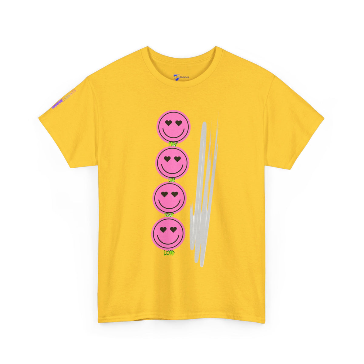 RCNSONS Unisex Heavy Cotton Smileys Tee